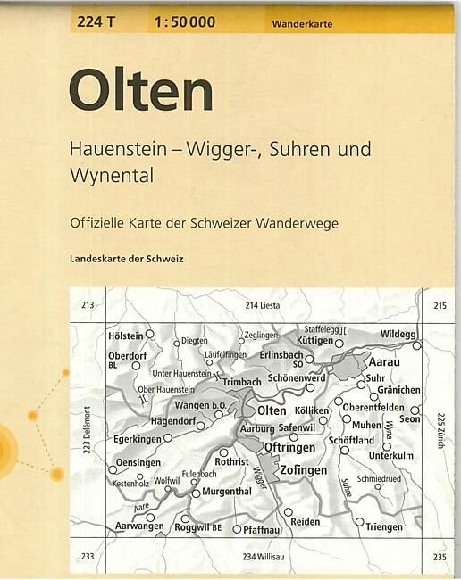 BUNDESAMT - 224T OLTEN ECHELLE 1 50 000