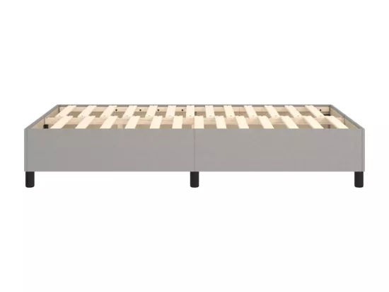 Sommier à lattes de lit Gris clair 120x200 cm Tissu