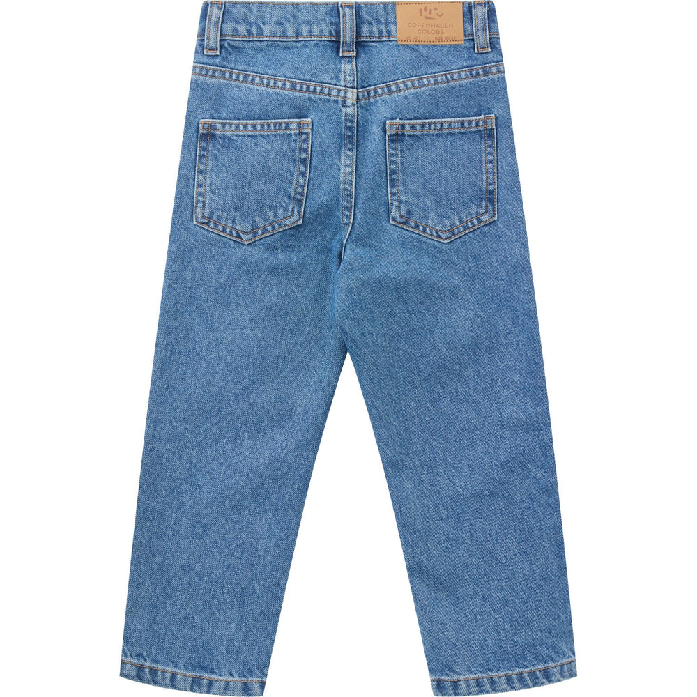 Køb Copenhagen Colors Indigo Blue Washed Organic Junior Jeans Regular Fit