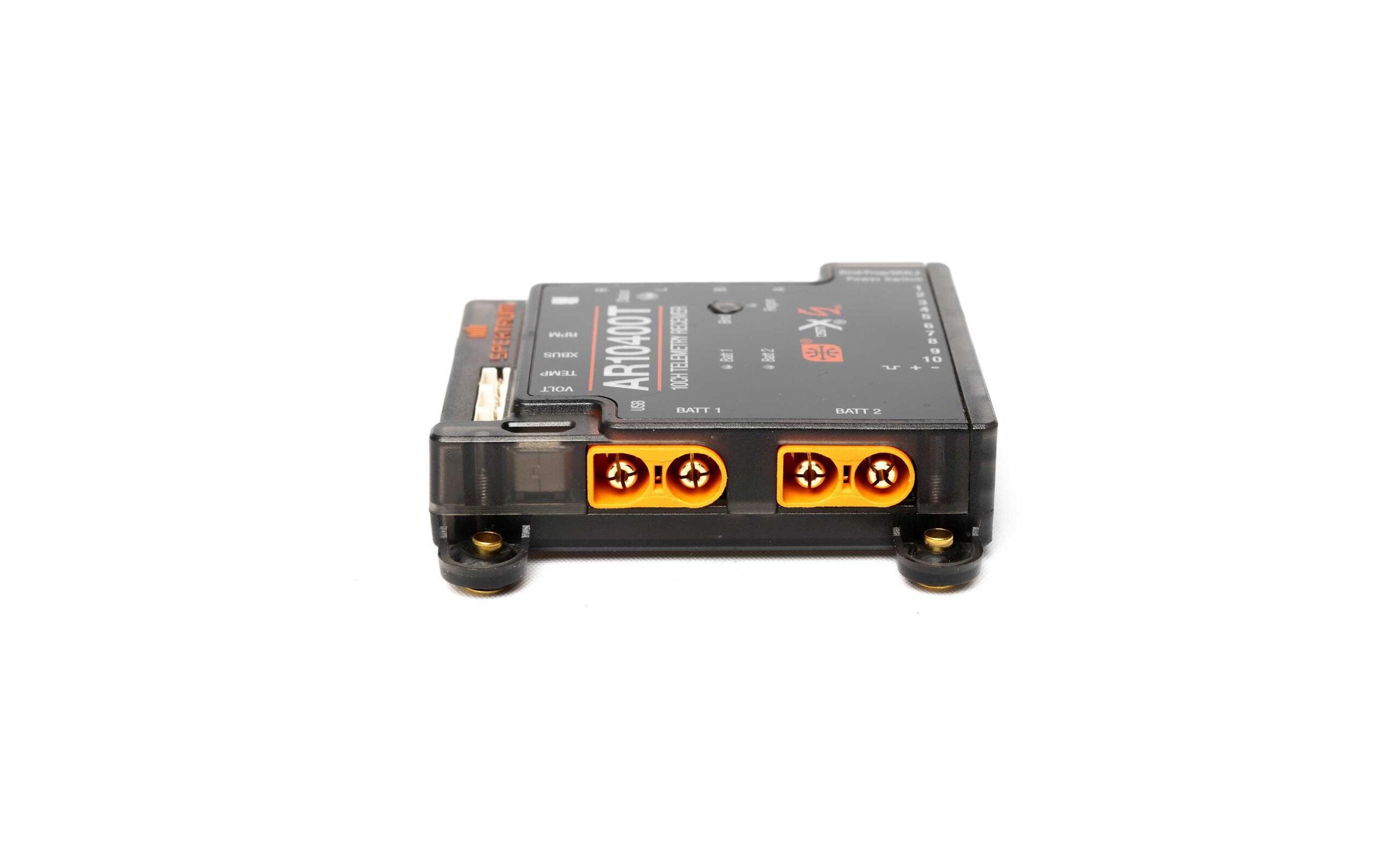 Empfänger AR10400T Powersafe 10-Kanal DSMX<br>Telemetriefähiger Empfänger mit Akkuweiche und 2 Satellitenempfänger