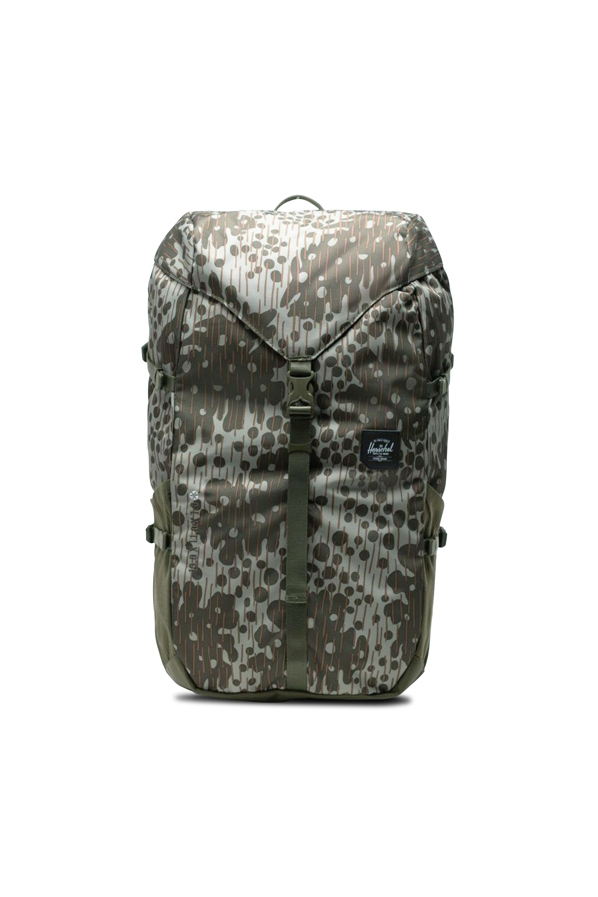 HERSCHEL Sac à dos en toile avec rabat BARLOW LARGE Vert