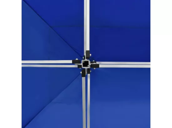 Tente de réception pliable Aluminium 4,5x3 m Bleu
