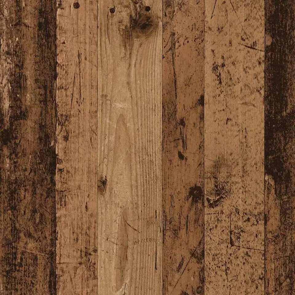 vidaXL - 3-laags Wandschoenenkast 9 paar - Oud hout - 80x18x90 cm