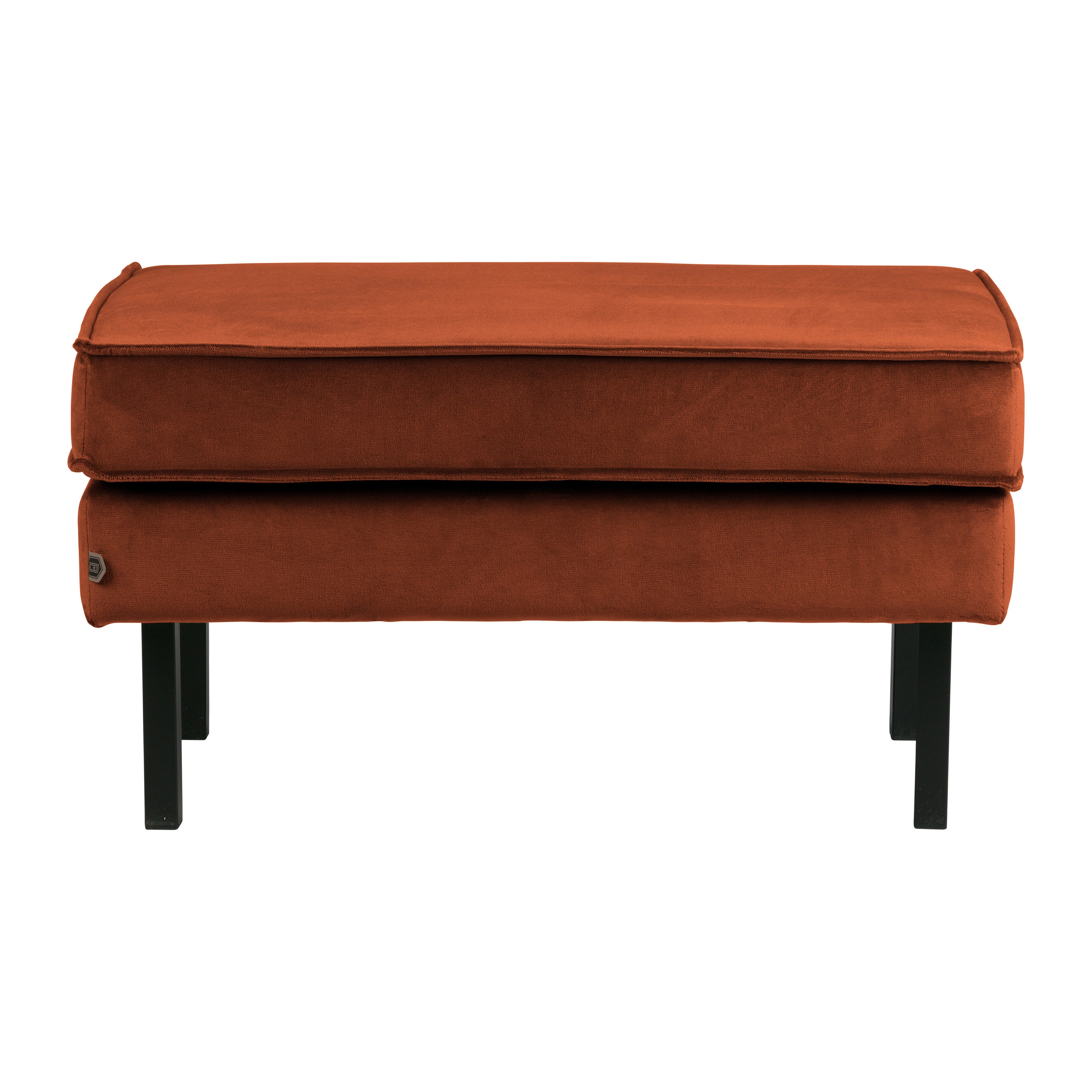 WOOOD Rodeo Hocker - Velvet - Roest