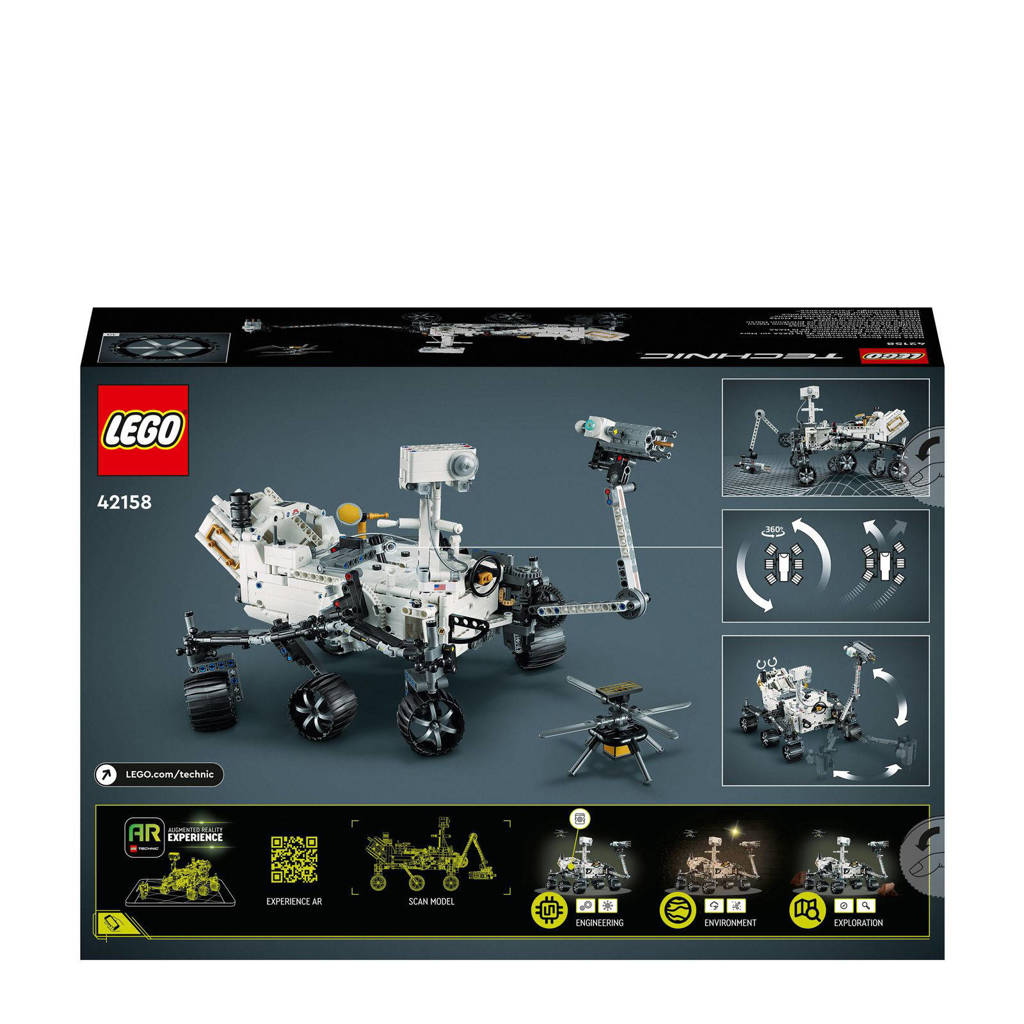 Een mechanisch meesterwerkNASA Mars Rover Perseverance Ruimte Wetenschap Speelgoed Met AR App 42158