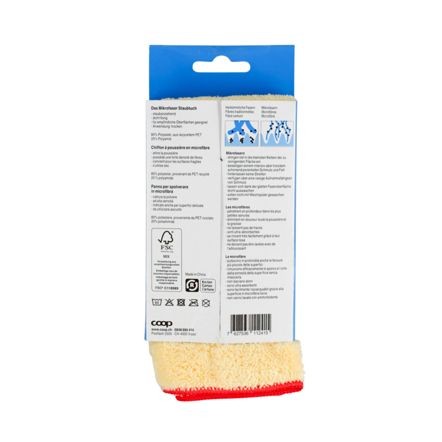 Clean Mikrofaser Staubtuch R-PET