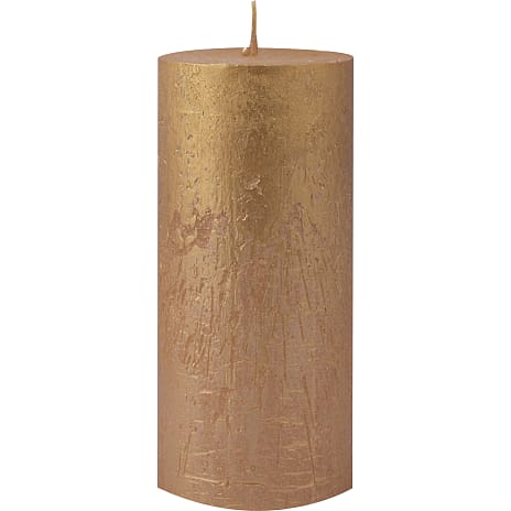 Windsor rustik bloklys 6x12,5 cm - Guld