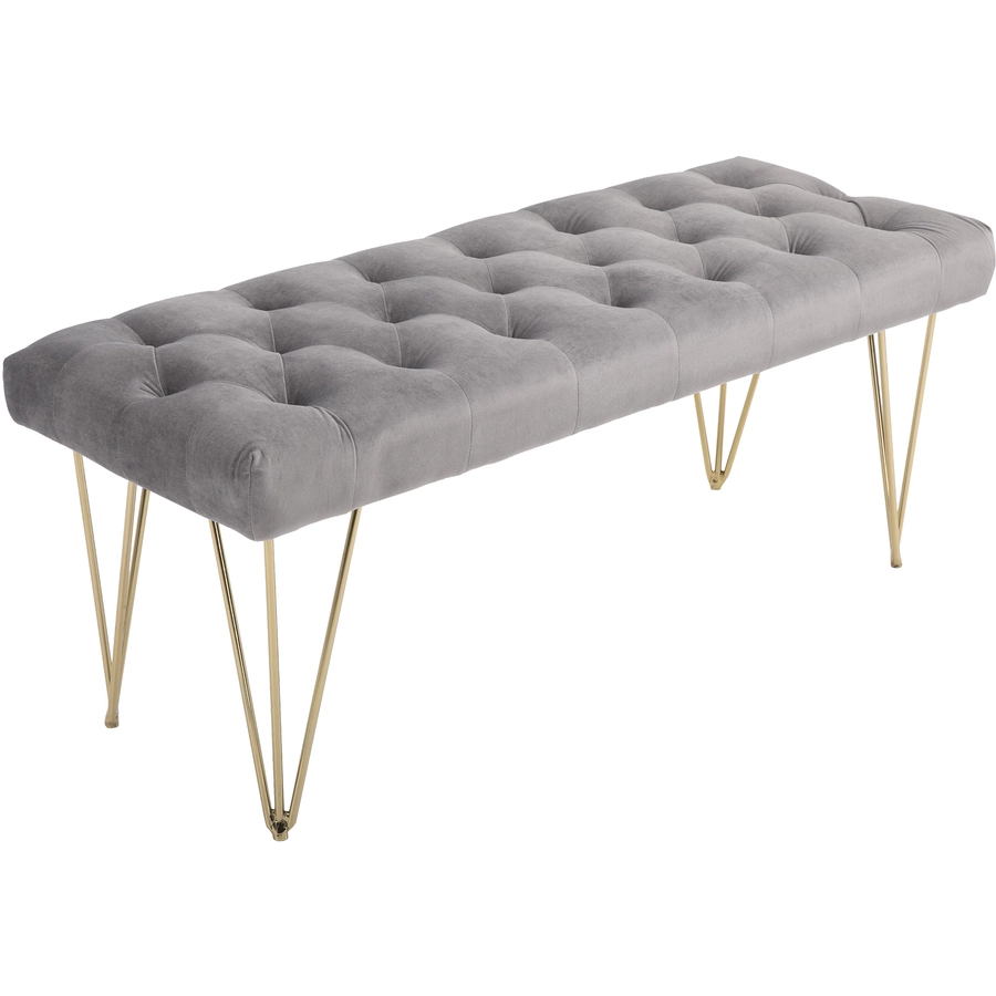 HOMCOM Sitzbank im eleganten Design grau