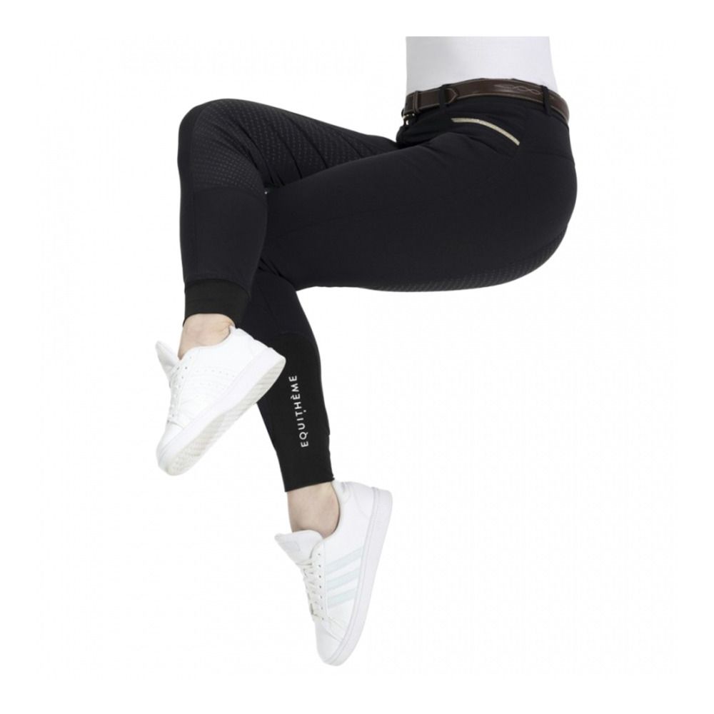 Equitheme GIZEL - Pantalon siliconé Femme noir
