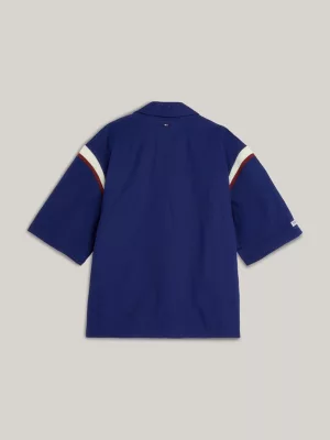 Camisa de manga curta com logotipo College NY