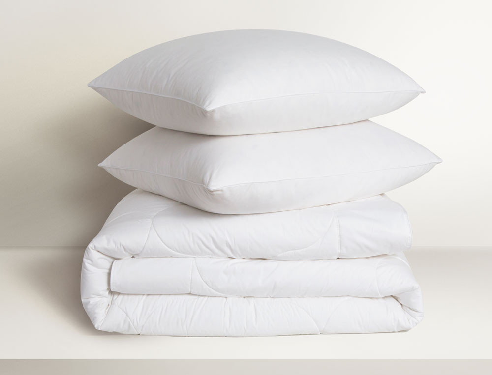 Pack couette + oreiller(s)-Soie hiver & Naturel canard