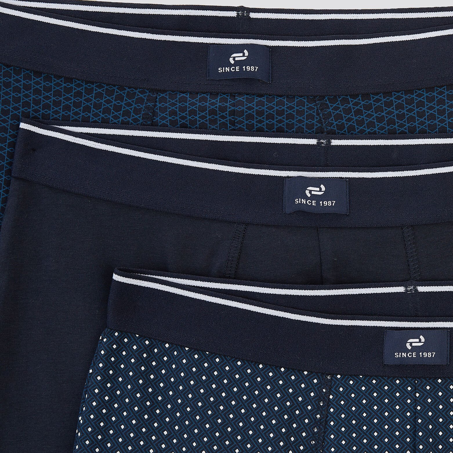 Lot boxer pour personne à mobilité réduite Bleu foncé