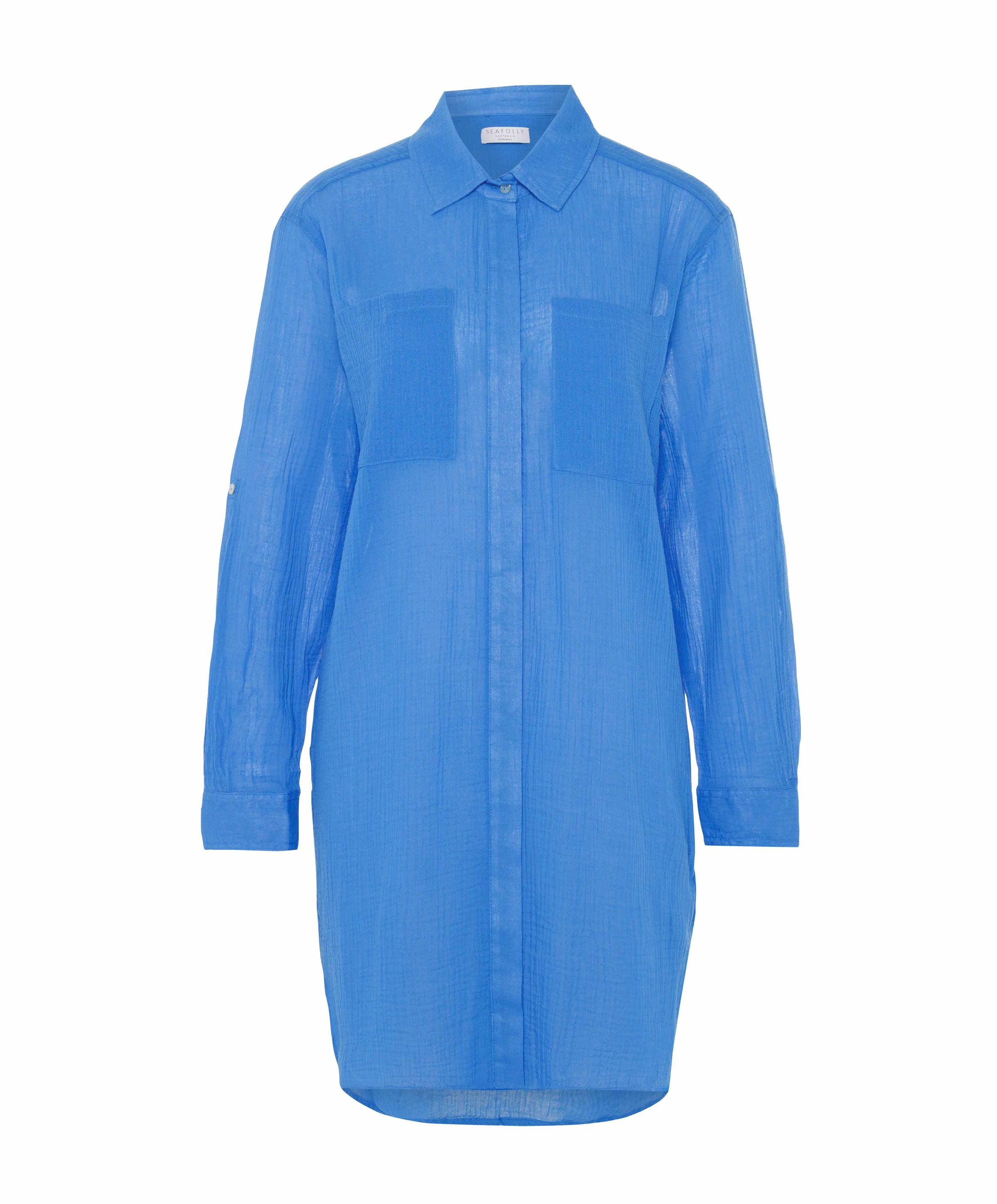 Seafolly Dames jurk blauw