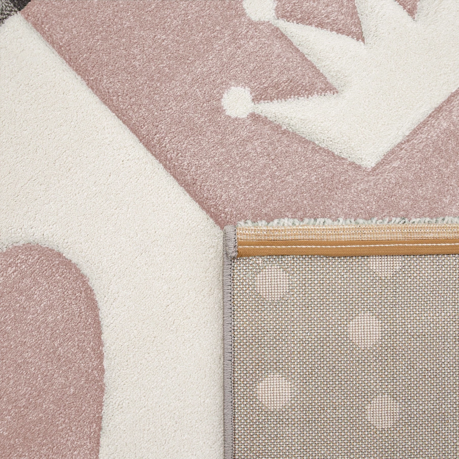 Paco Home Teppich Pink 133 x 133 cm
