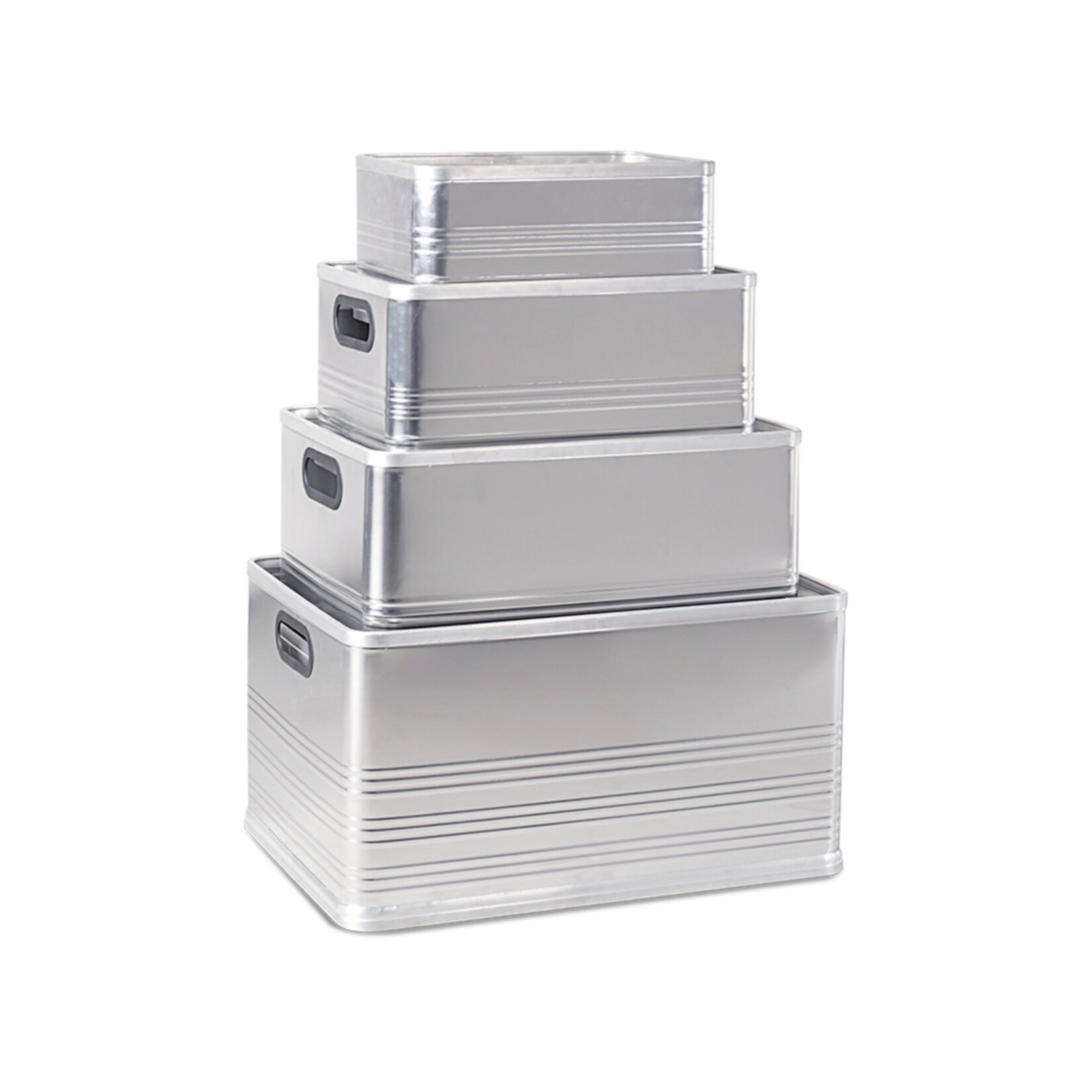 BRB Aluminium-Kästen-Set D, 79 Liter