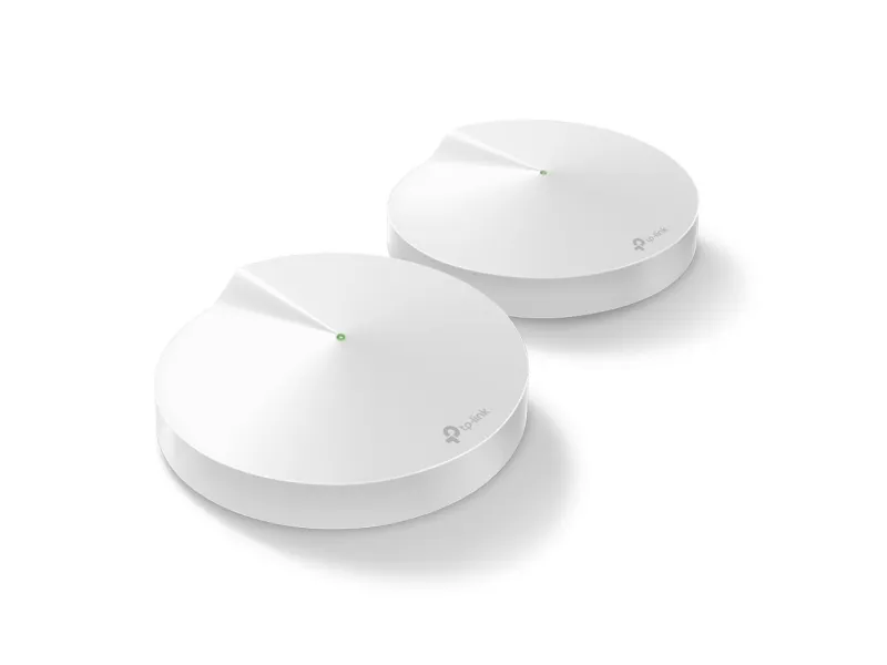TP-Link Deco M9 Plus - Wi-Fi-system (2 routere) - op til 4500 sq.ft - mesh - GigE, ZigBee - 802.11a/b/g/n/ac, Bluetooth 4.2, ZigBee Home Automation 1.2 - Tri-Band