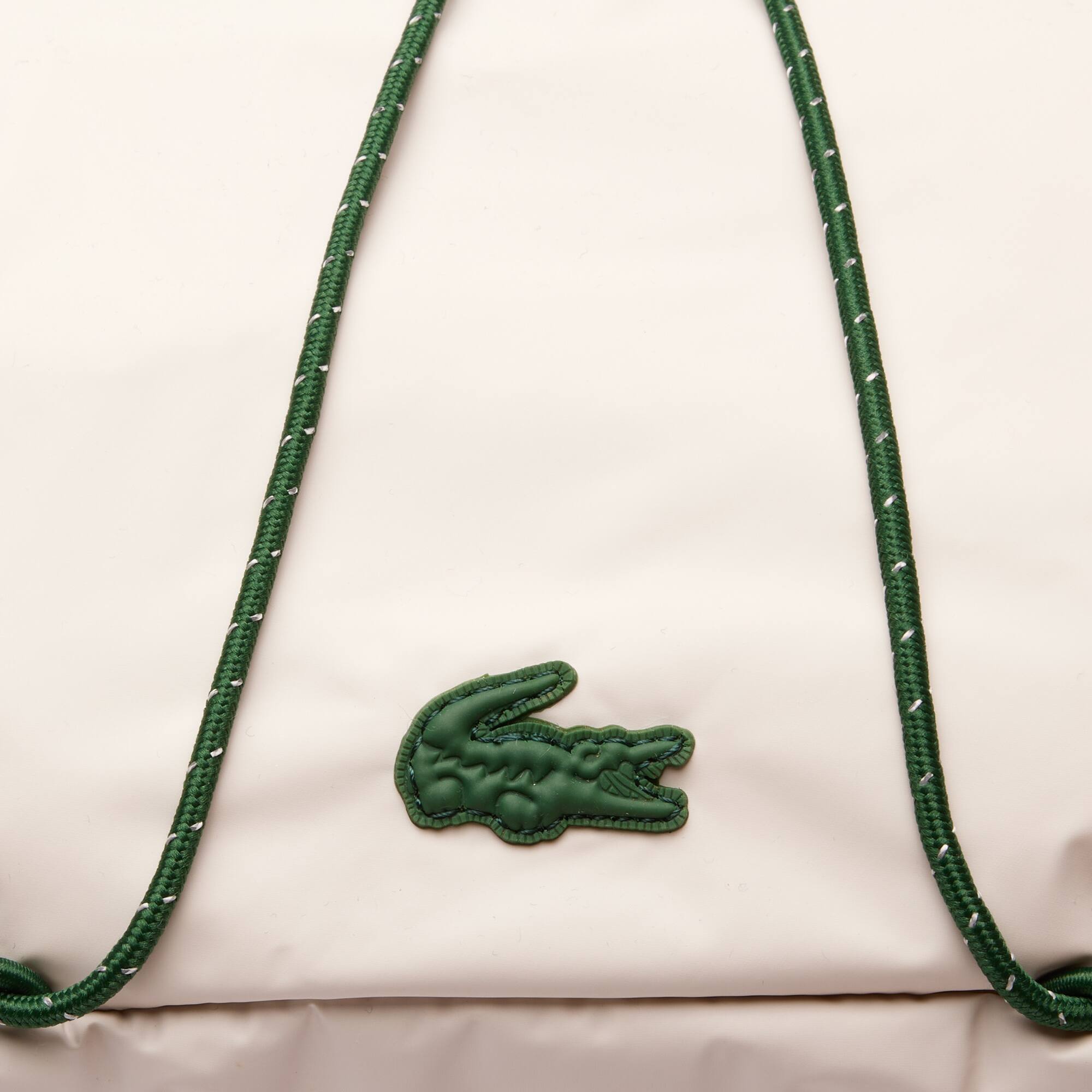 Sac multifonction en toile enduite Sacs à dos - Blanc - Lacoste - Unisex