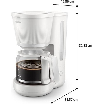 Cafetière filtre Philips HD7411/00 Serie 3000 1,25 L Blanc