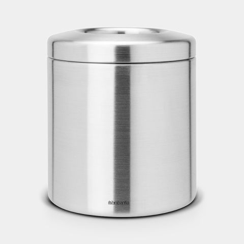 Tafelafvalbakje, 2,3 liter - Matt Steel