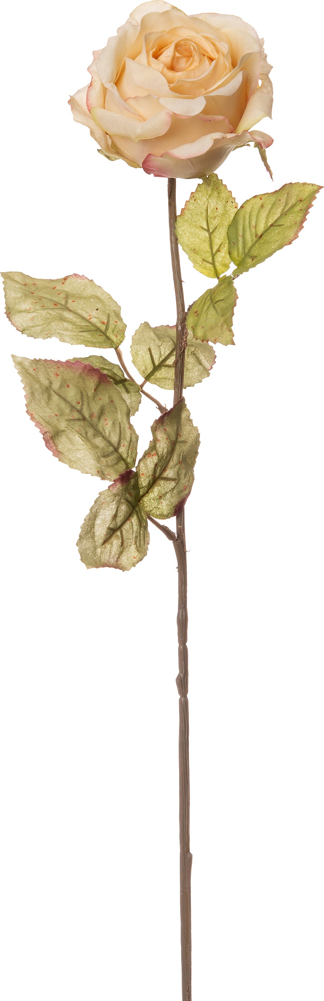 Intratuin kunstbloem Roos 62 cm geel