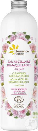 Fleurance Nature Eau Micellaire Démaquillante À La Rose Peaux Sensibles Flacon 400ml