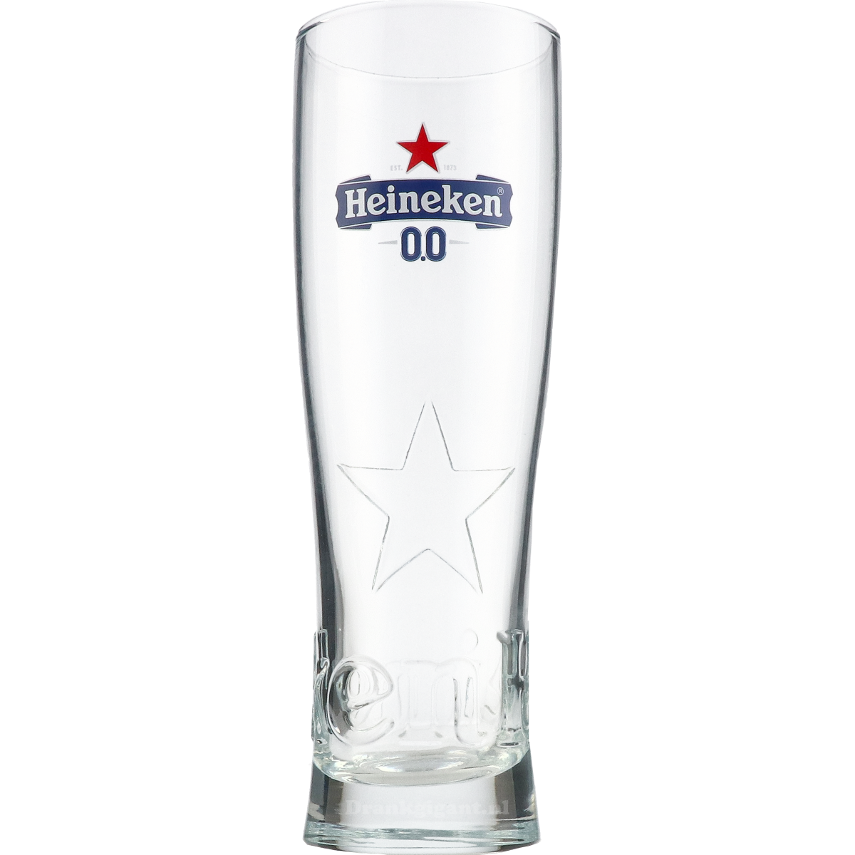Heineken 0.0 Star Glas Embossed 25 cl