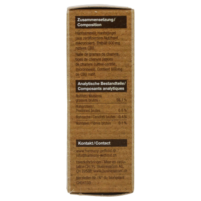 Harmony Pet Natural Hemp-Oil 6% 10ml