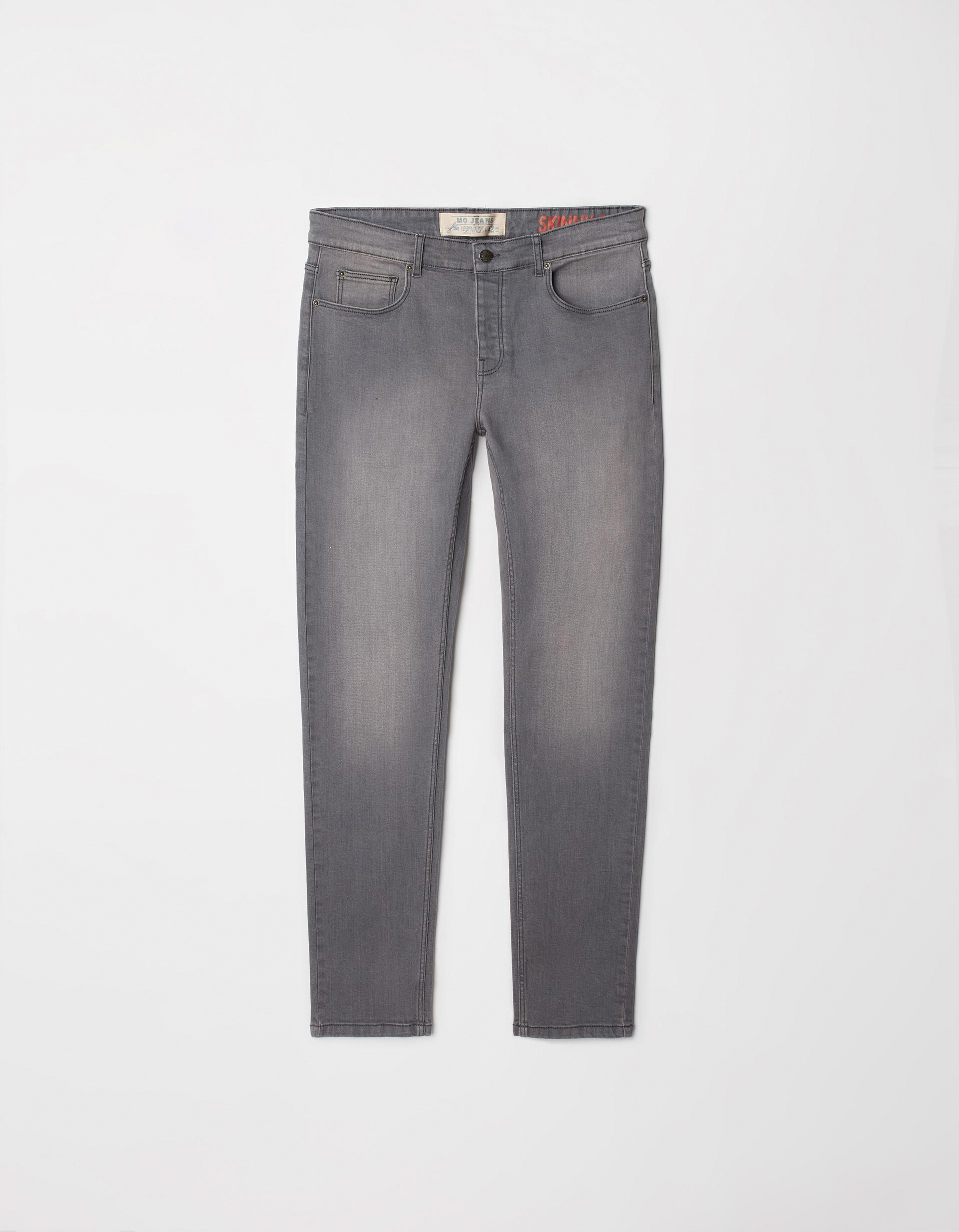 Calças Skinny-fit, Homem, Cinza