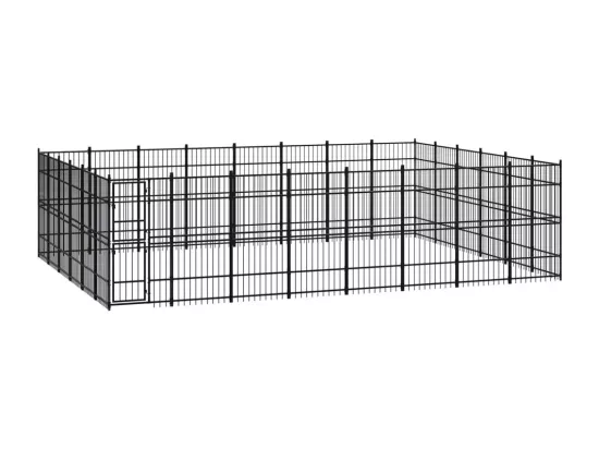 Chenil cage enclos pac noire 768 x 576 x 200 cm 02_0041849