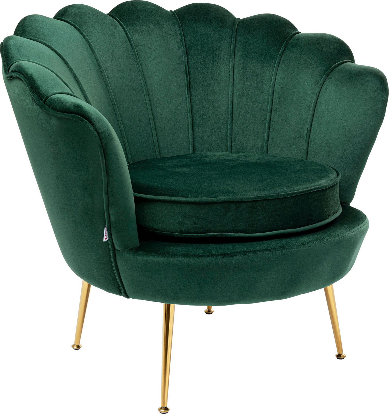 KARE DESIGN Cocktailsessel WATER LILY dunkelgrün