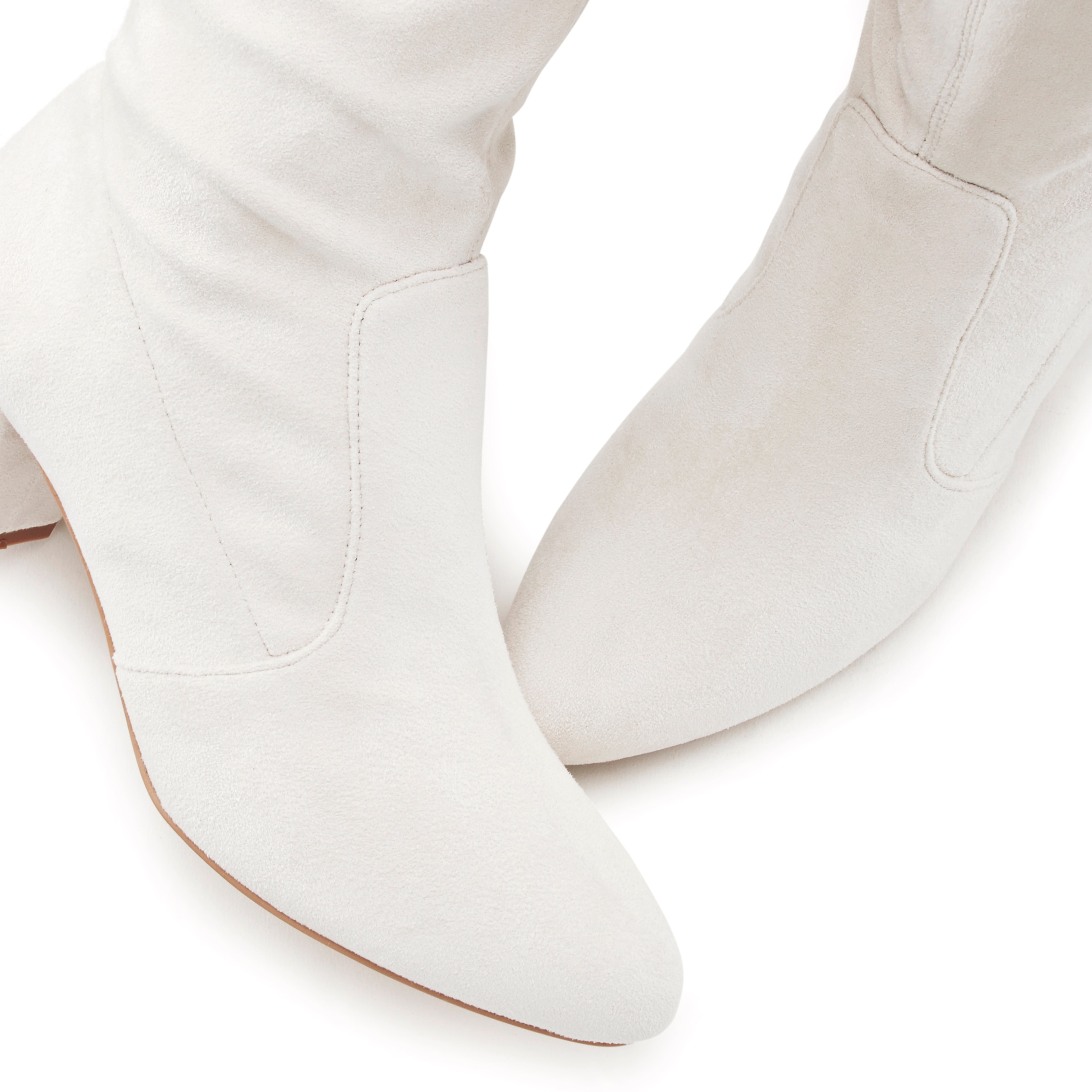 LASCANA Schlupfstiefel  Schlupfboots, Slouchy Boots, Slip-On, Stretch & Blockabsatz