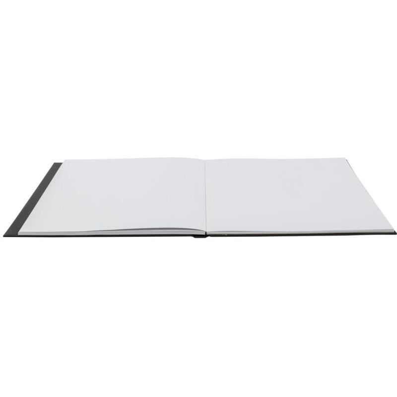 Layout double-face carnet ouverture à plat 25F A5 220g - Noir