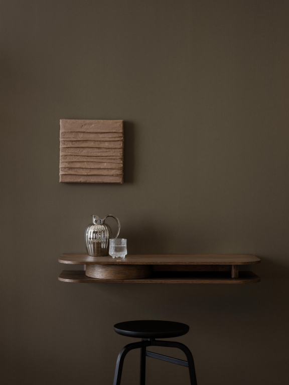 Northern Valet wand console tafel large 92x35 gerookt eiken