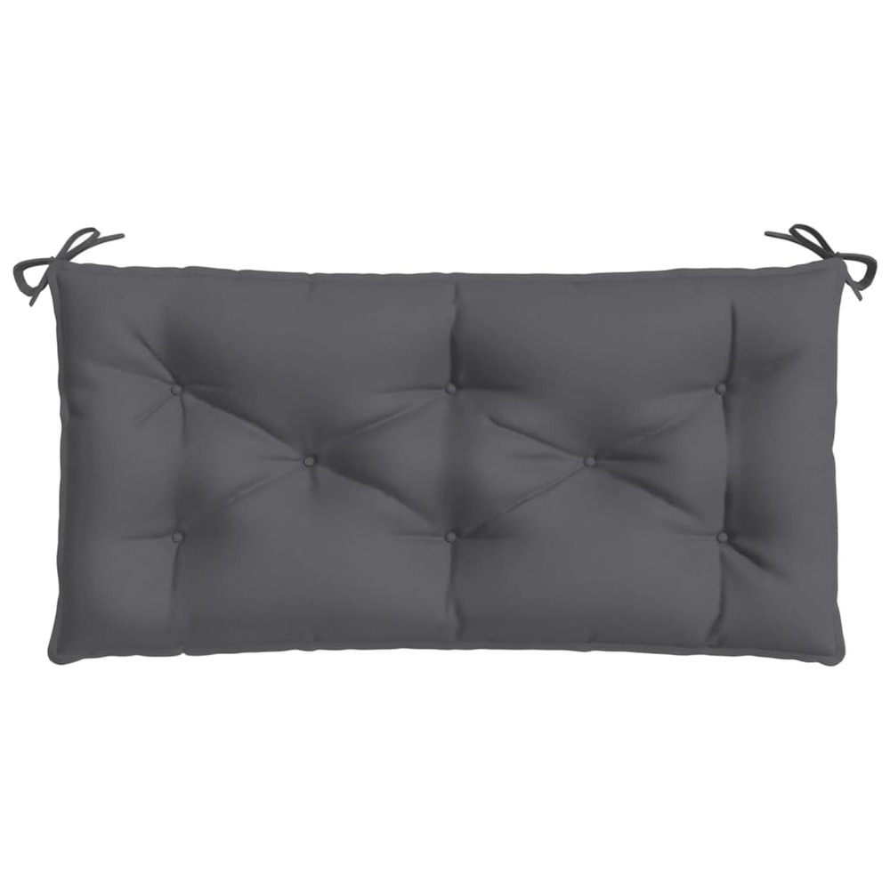 Coussins de banc de jardin 2 pcs anthracite tissu oxford
