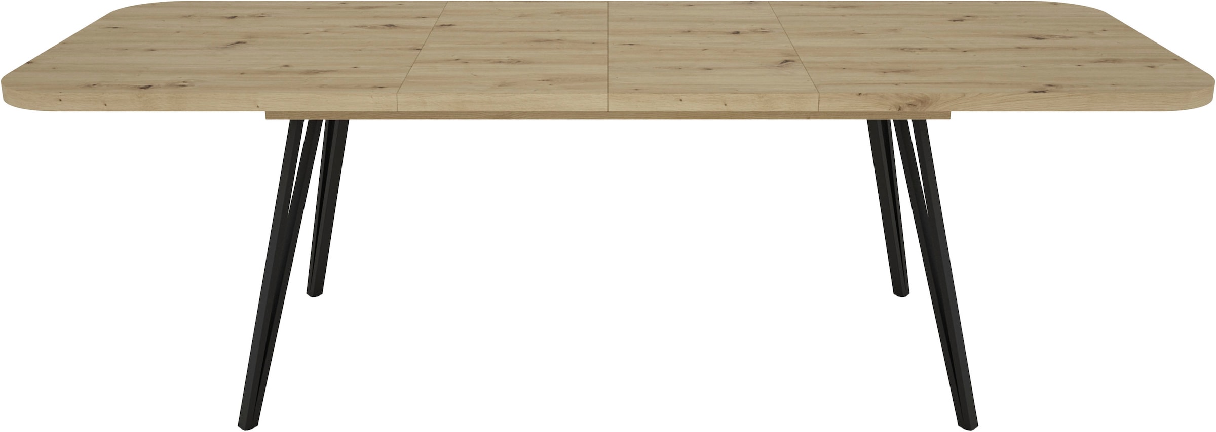 byLIVING Kulissentisch »Life« 1 Stk. tlg. mit Synchronauszug, ausziehbar von 160 auf 240 cm, Artisan Eiche