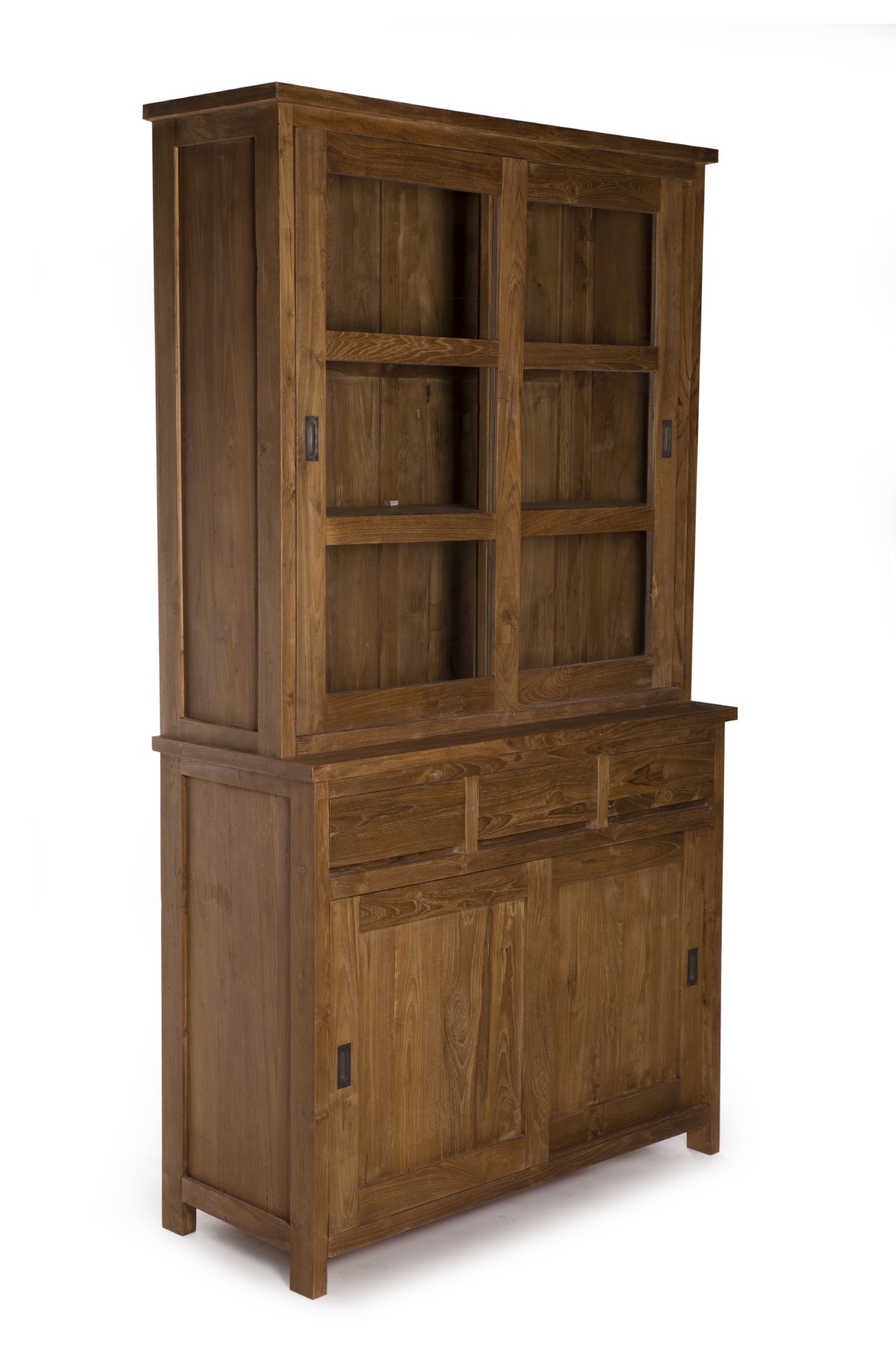 Schrank, Teakholz, B 120 cm, H 220 cm, L 50 cm von fischer's lagerhaus