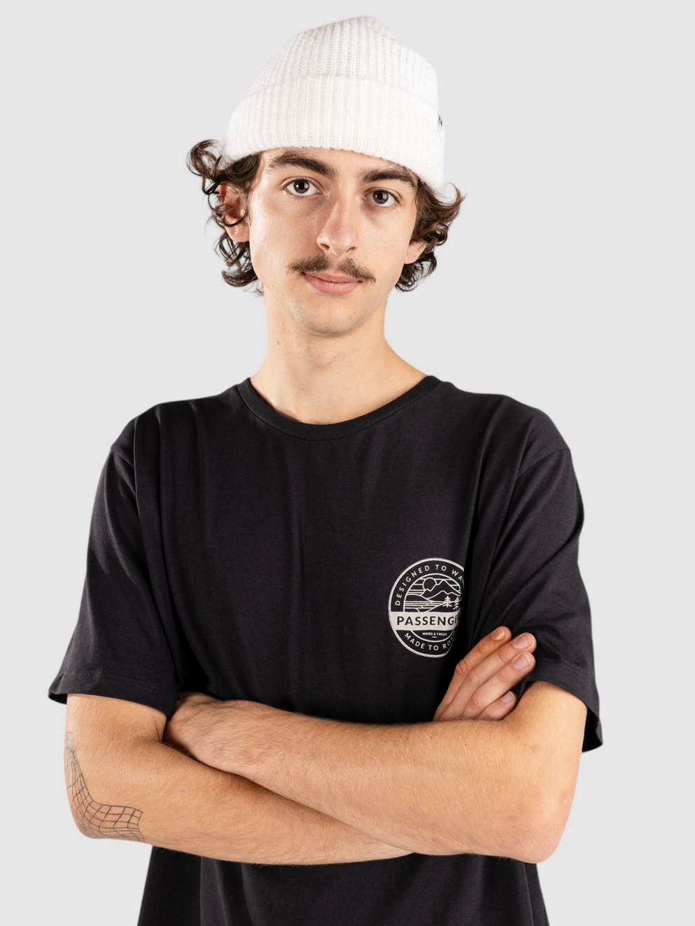 Passenger Odyssey Recycled Cotton T-Shirt black