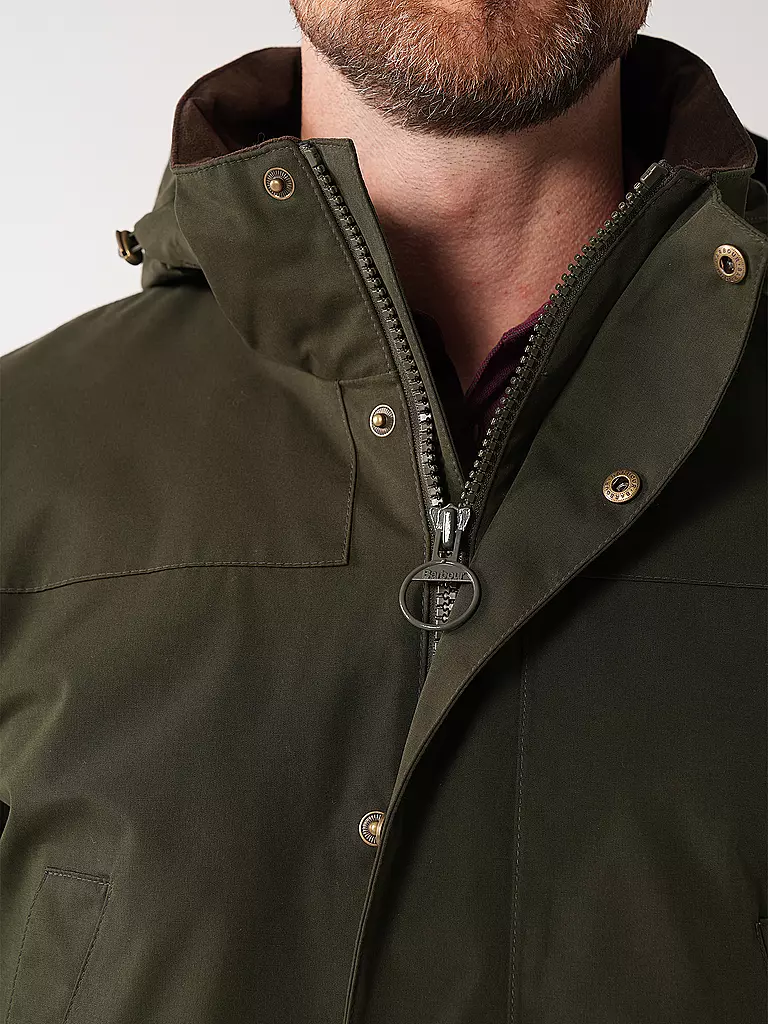 BARBOUR Parka BROCKSTONE olive