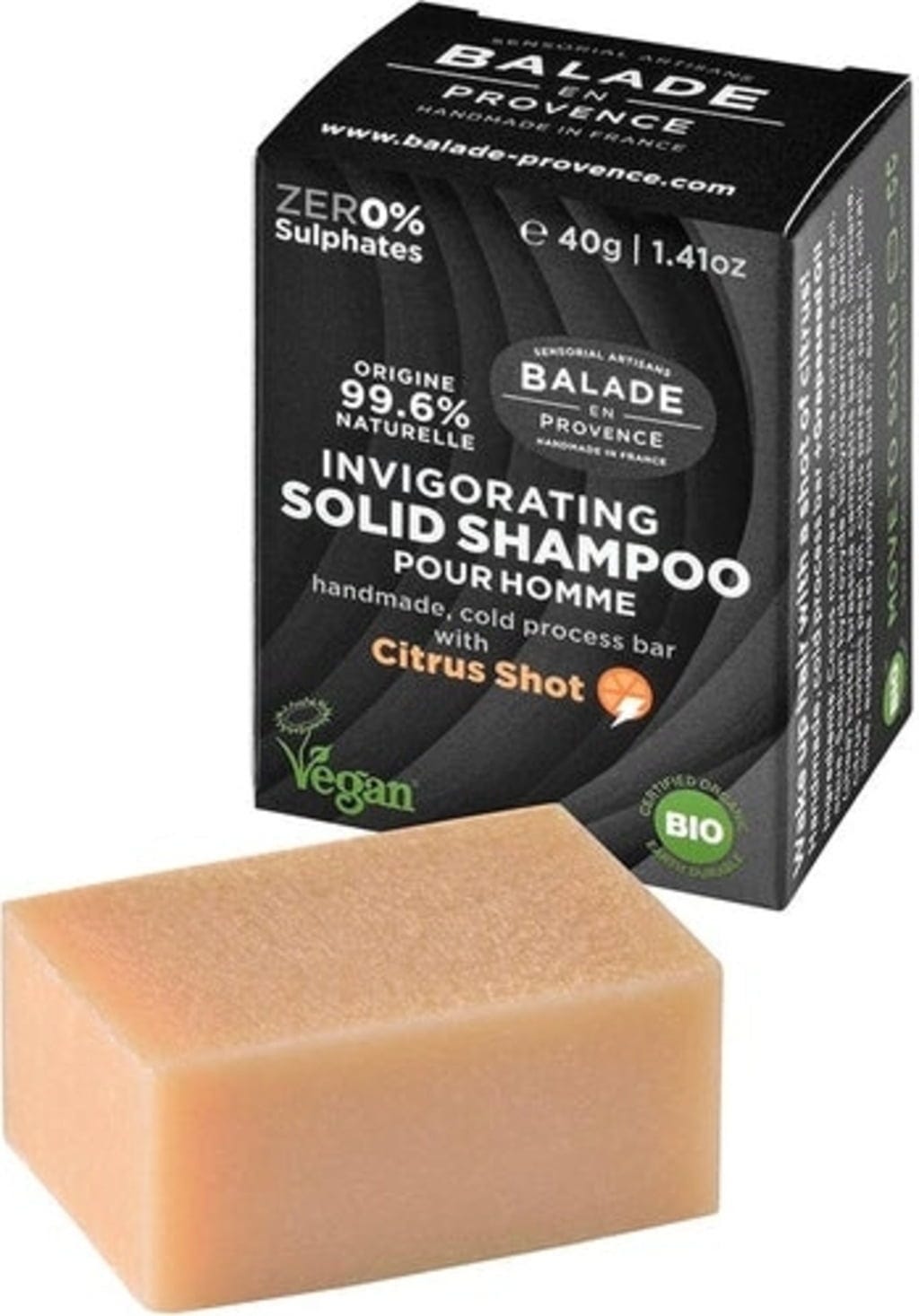 BALADE EN PROVENCE  Homme Belebende Haarseife, 40 g