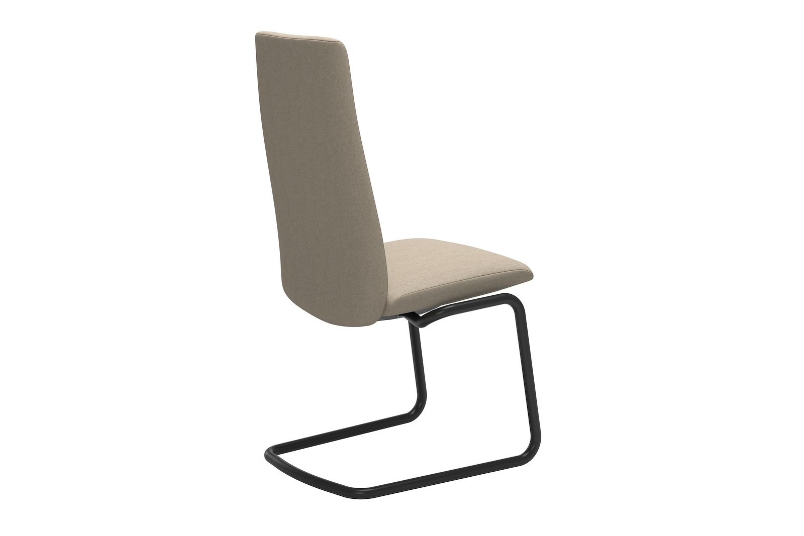 Chilli spisestol Tekstil Calido - Light Beige - Sort