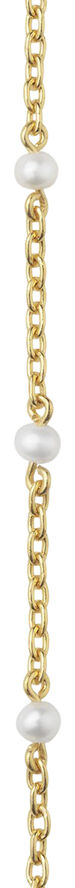 ByBiehl Scarlett necklace - GP Guld & hvid
