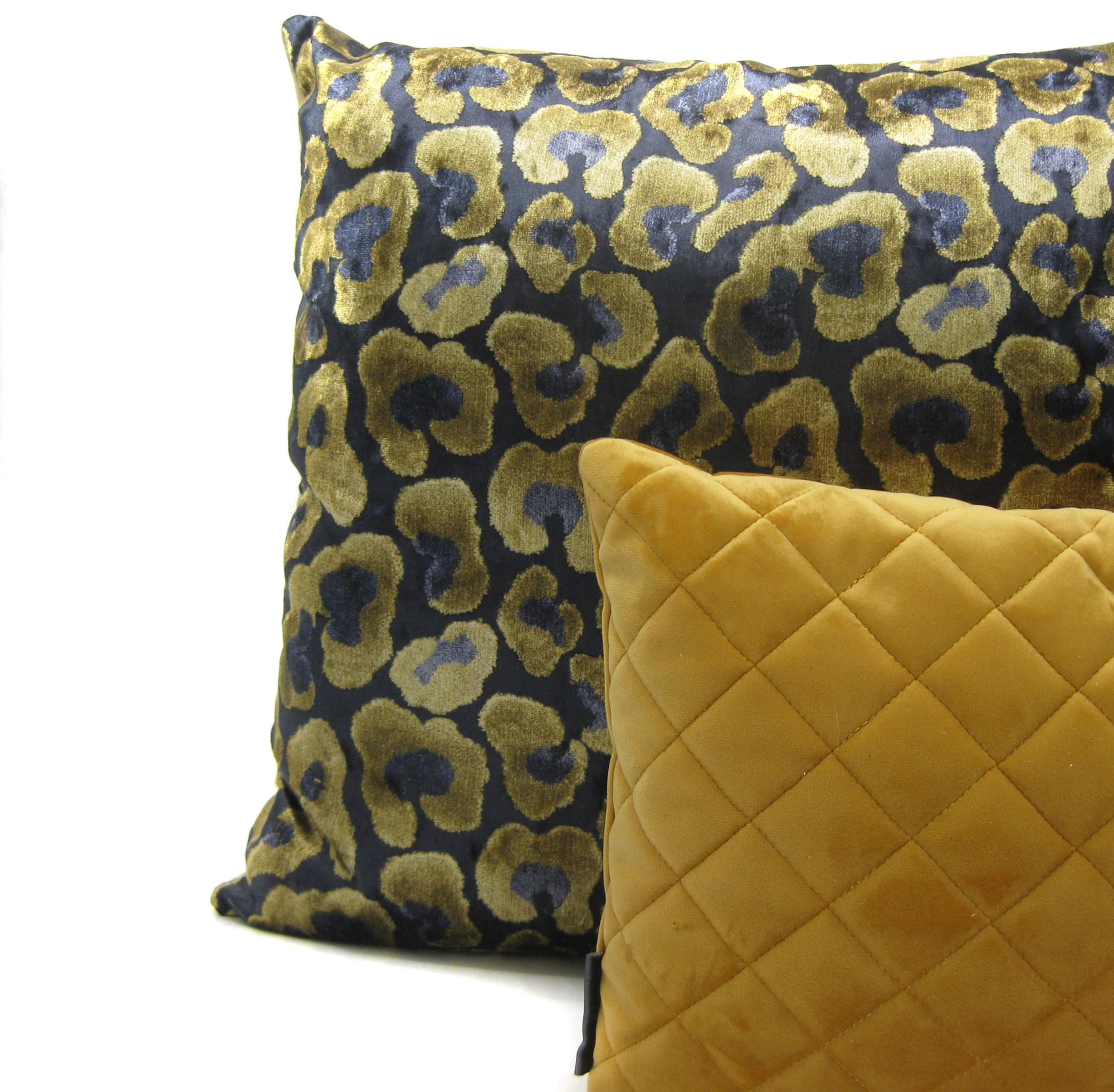 Kussen Panter night velvet Kussen velvet panter night 45 x 45 cm