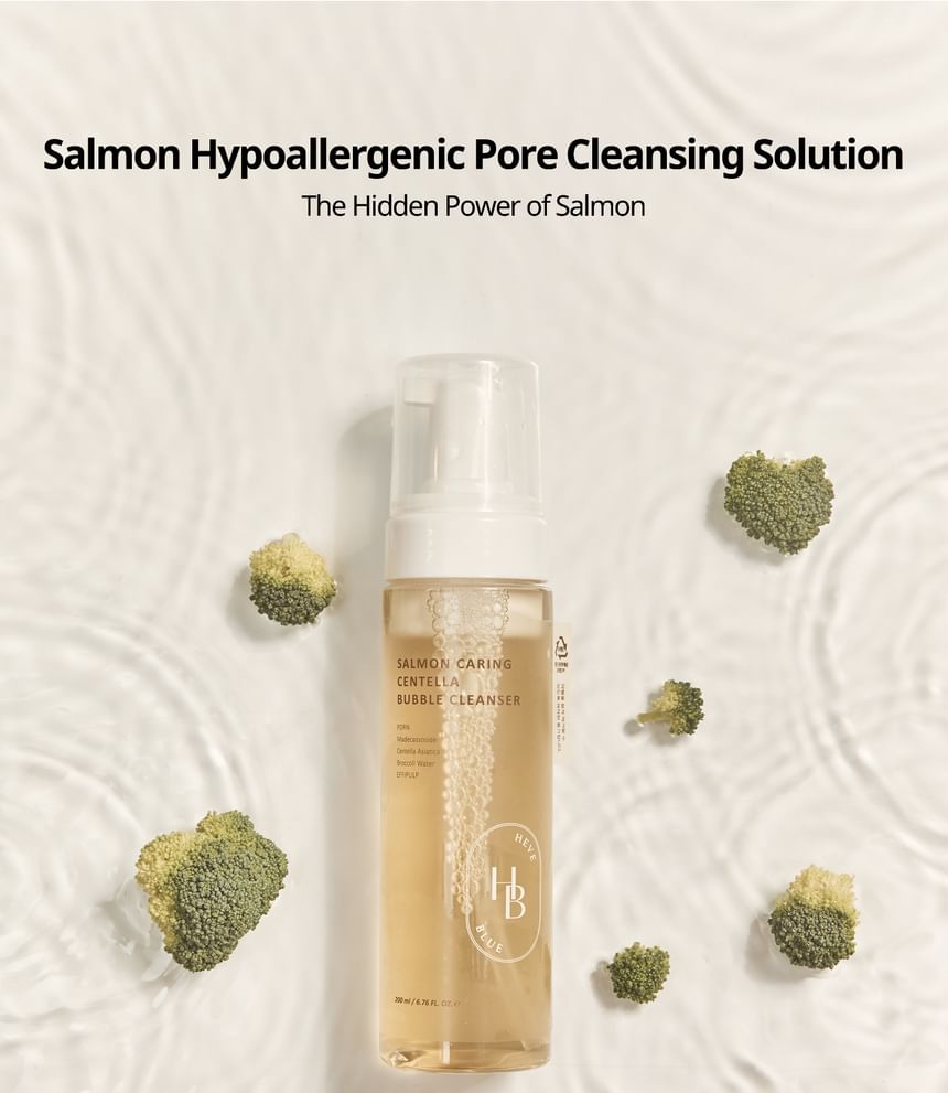 HEVEBLUE - Zalm Verzorgende Centella Bubble Cleanser