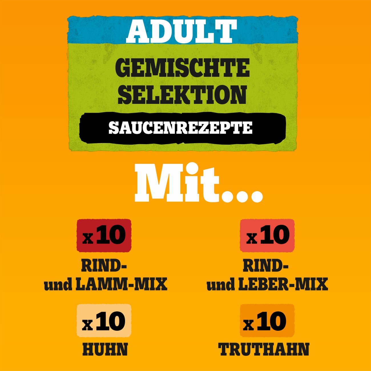 Pedigree Nassfutter Hund Adult, Multipack, Gemischte-Selektion mit Gemüse, in Sauce 40x100 g