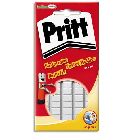 Pâte à fixer Multi-fix, détachable, blanc