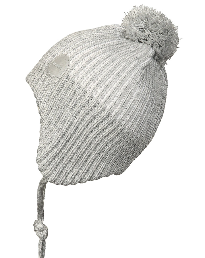 Strickmütze WEFT mit Wolle in hellgrau