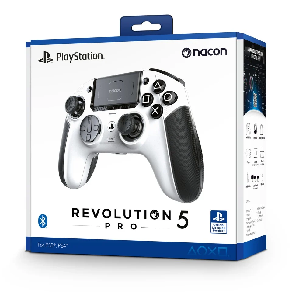 Nacon PS5 Revolution 5 Pro Controller White
