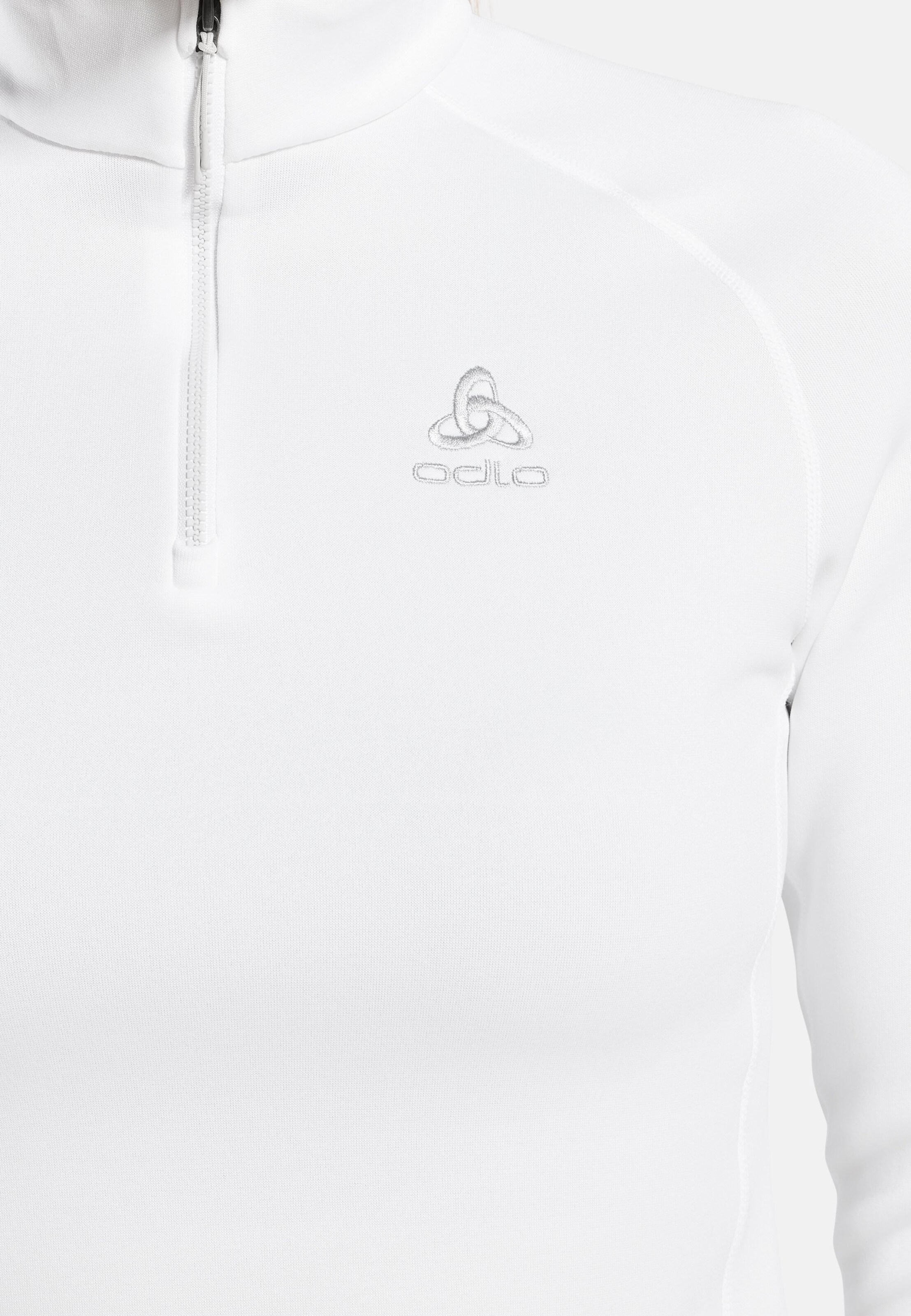 Berra Mid Layer mit Halbreissverschluss in white