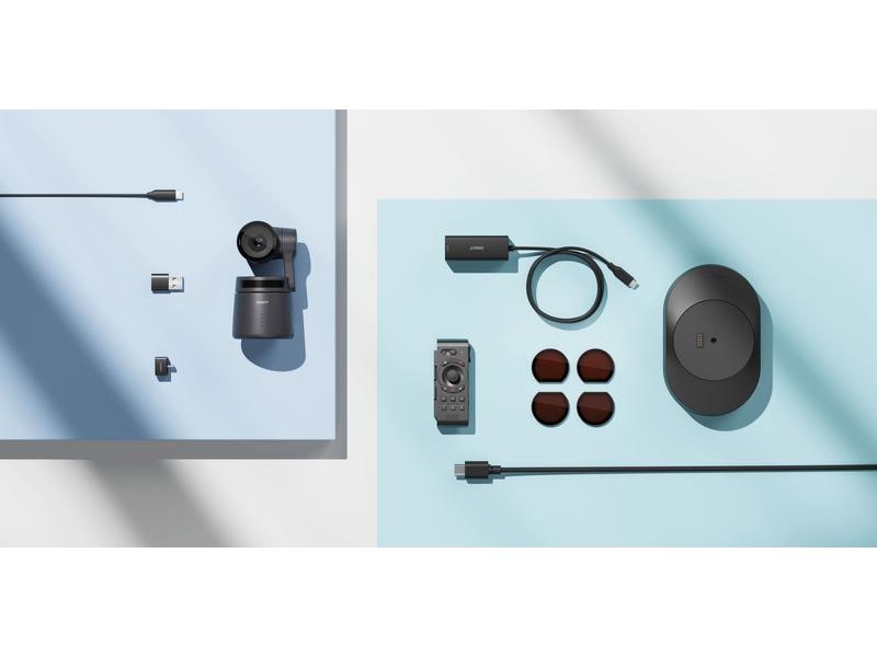 Obsbot Tail Air USB AI Webcam 4K 30 fps KI-gesteuerte PTZ-Streaming-Kamera