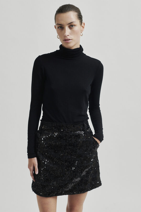 Second Female Flakes Skirt Black